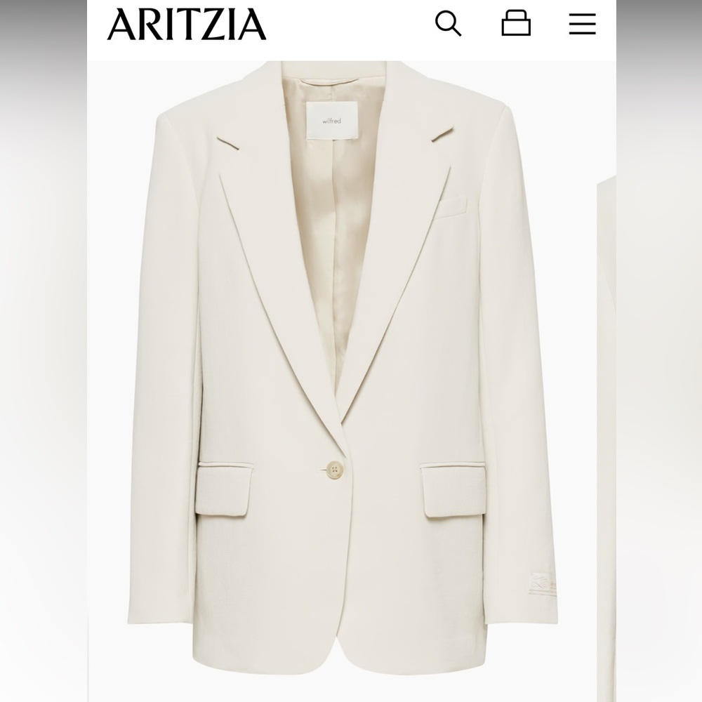 Aritzia light birch generation blazer 2